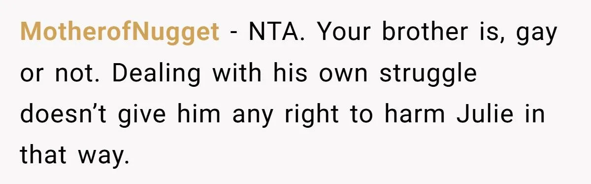 He Tried to Justify His Secret Relationship as ‘Finding Himself’ - His Brother Refused to Excuse the Betrayal