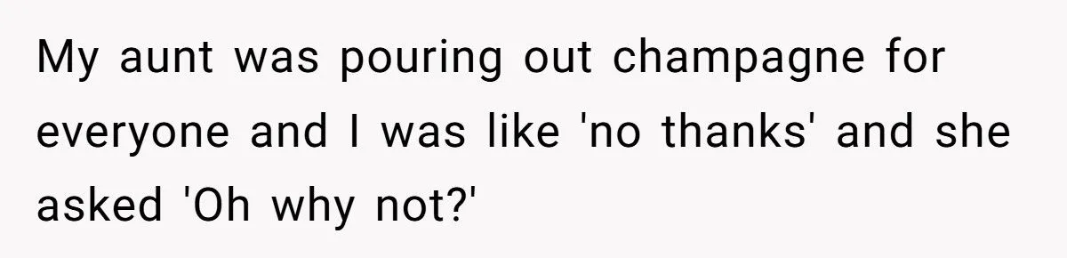 A Newly Sober Woman Accidentally Sparked a Pregnancy Rumor at Her Sister’s Wedding