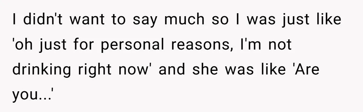 A Newly Sober Woman Accidentally Sparked a Pregnancy Rumor at Her Sister’s Wedding