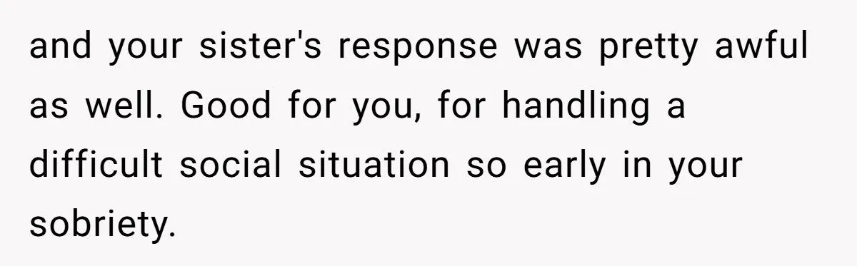 A Newly Sober Woman Accidentally Sparked a Pregnancy Rumor at Her Sister’s Wedding