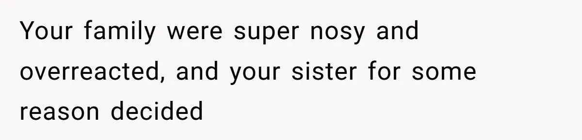 A Newly Sober Woman Accidentally Sparked a Pregnancy Rumor at Her Sister’s Wedding