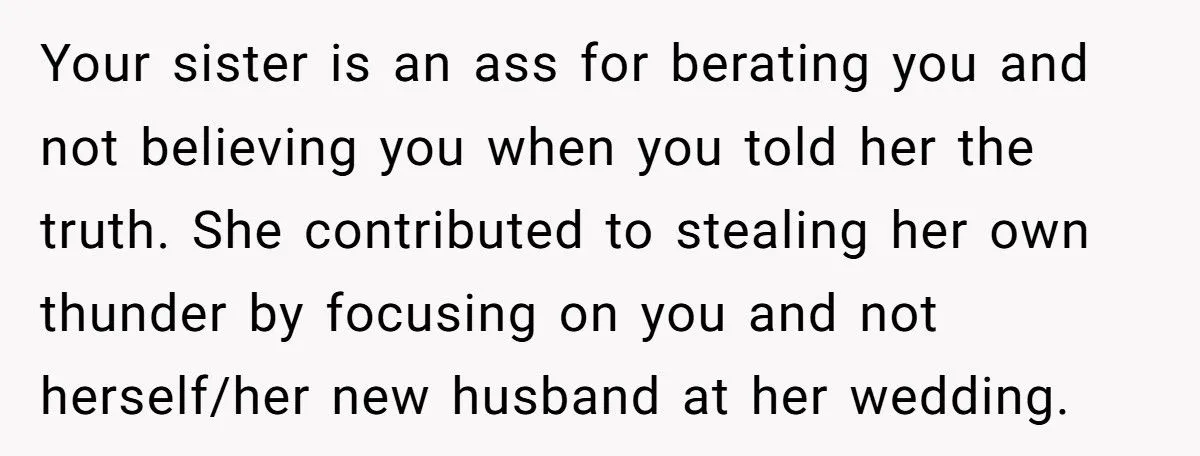 A Newly Sober Woman Accidentally Sparked a Pregnancy Rumor at Her Sister’s Wedding