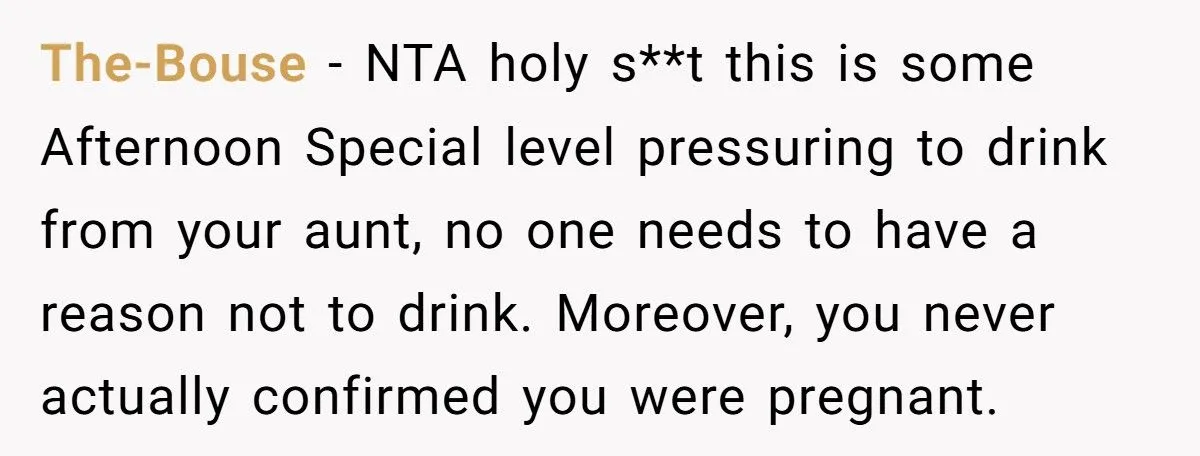 A Newly Sober Woman Accidentally Sparked a Pregnancy Rumor at Her Sister’s Wedding