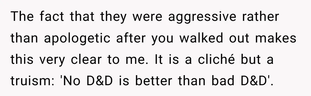 Woman Walks Out of Coworker’s D&D Game After Facing Harassment