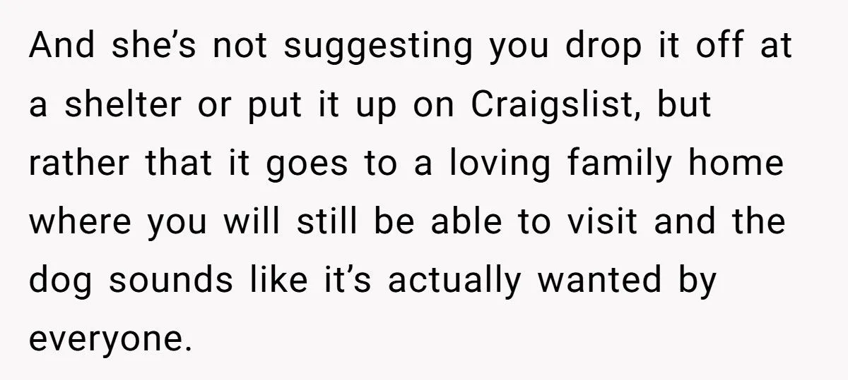 This Wife Wants to Give Away the Dog She Insisted On - Husband Refuses, and Family Tension Explodes