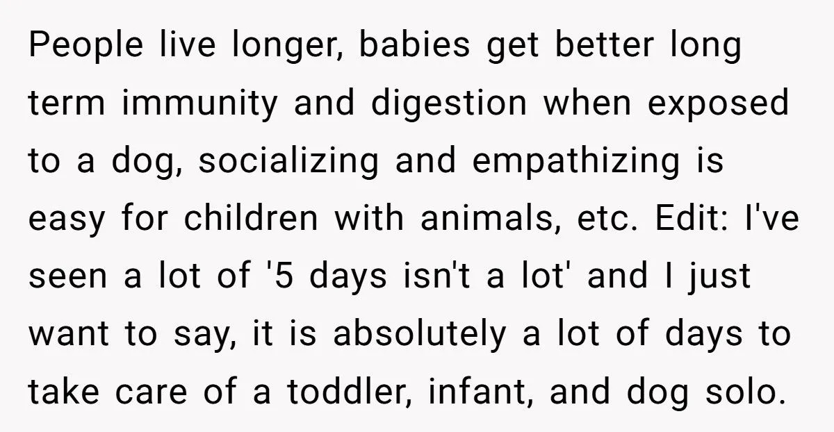 This Wife Wants to Give Away the Dog She Insisted On - Husband Refuses, and Family Tension Explodes