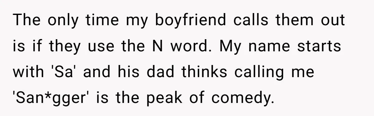 Girlfriend Calls Out Boyfriend’s Parents for Racism - He Defends Them Instead