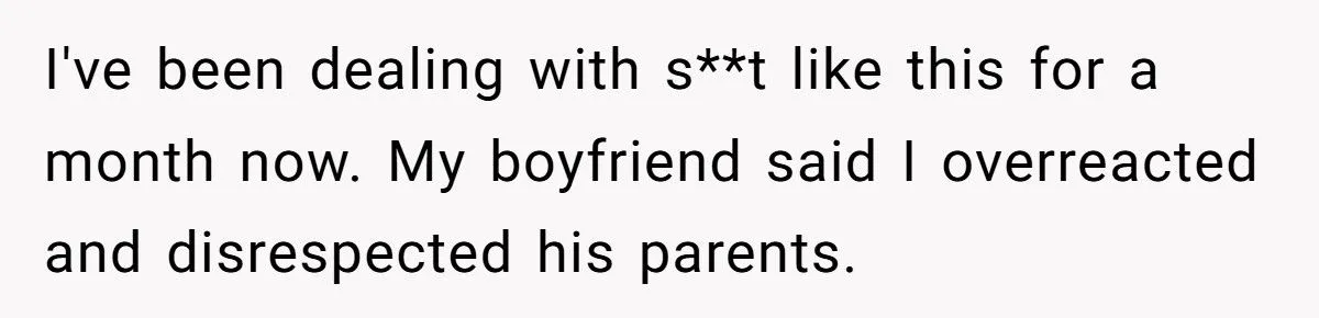 Girlfriend Calls Out Boyfriend’s Parents for Racism - He Defends Them Instead