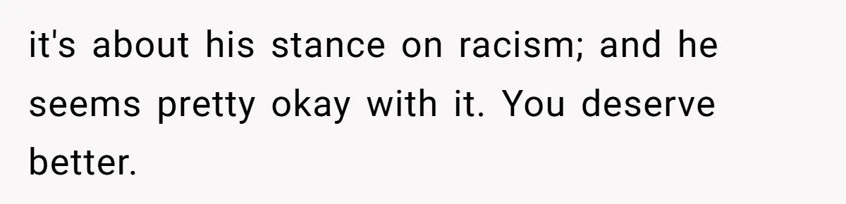 Girlfriend Calls Out Boyfriend’s Parents for Racism - He Defends Them Instead