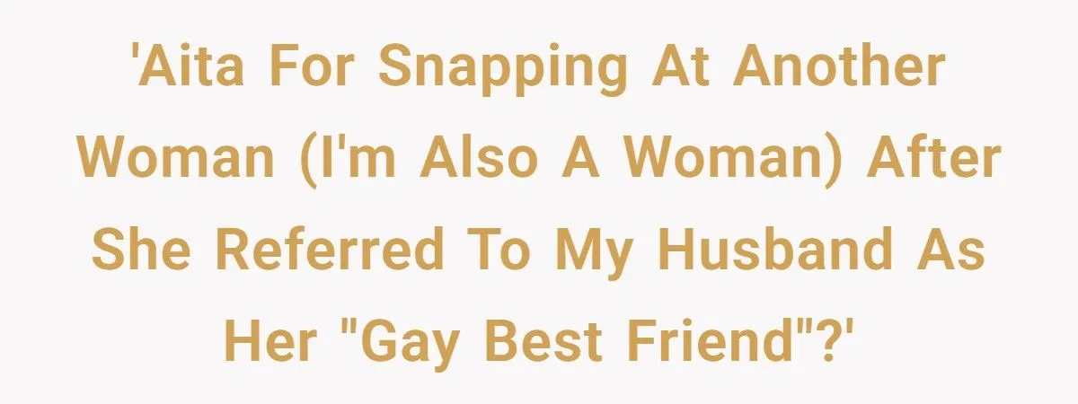 Woman Humiliates Husband’s Coworker Who Claimed Him as Her ‘Gay Best Friend’ at Party