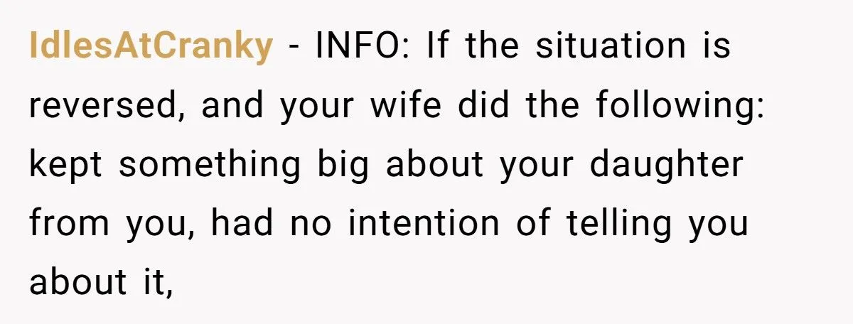 Dad Rescues Daughter from Midnight Party and Doesn’t Tell Mom - Now Marriage Tension Erupts