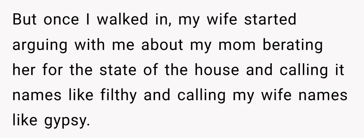 He Sided With His Mother After She Insulted His Wife and Their Home – Was That a Mistake?