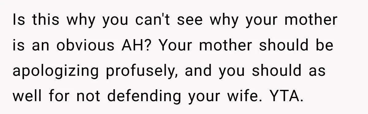 He Sided With His Mother After She Insulted His Wife and Their Home – Was That a Mistake?