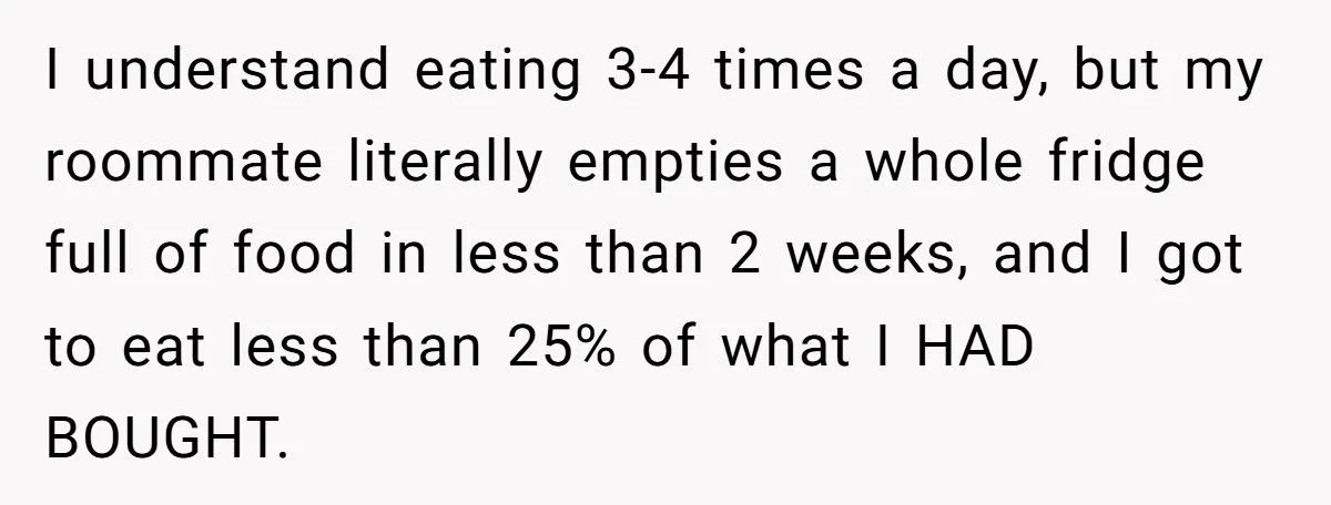 Roommate’s Snack Attacks Lead To A Mini Fridge Showdown