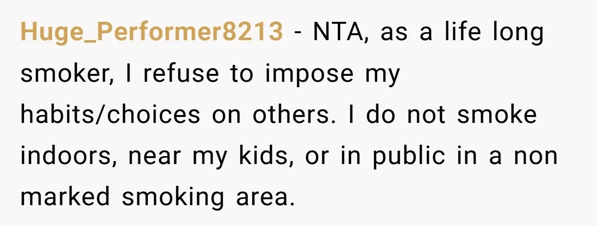 A Parent Refuses to Let Her Children Be Exposed to Smoke, Giving Her Own Parents an Ultimatum