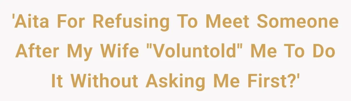 This Husband Accuses Wife of Using Him as a Circus Act After She Forces Him Into Teen Mentorship This Husband Accuses Wife of Using Him as a Circus Act After She Forces Him Into Teen Mentorship