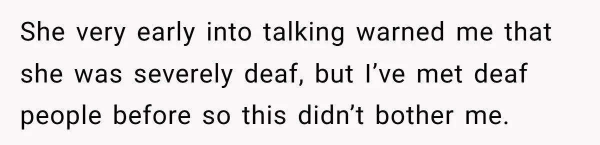 Man Mocks Woman’s Deafness During Date, Learns the Hard Way She Won’t Stay Silent