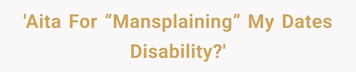 Man Mocks Woman’s Deafness During Date, Learns the Hard Way She Won’t Stay Silent