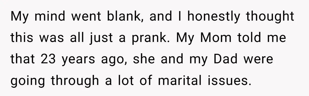 Daughter’s Outburst After Parents’ Affair Confession Sparks Family Rift