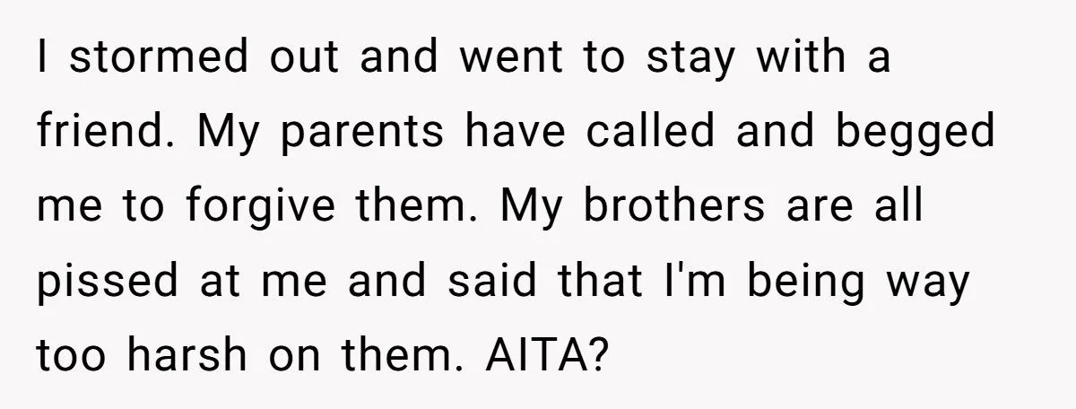 Daughter’s Outburst After Parents’ Affair Confession Sparks Family Rift