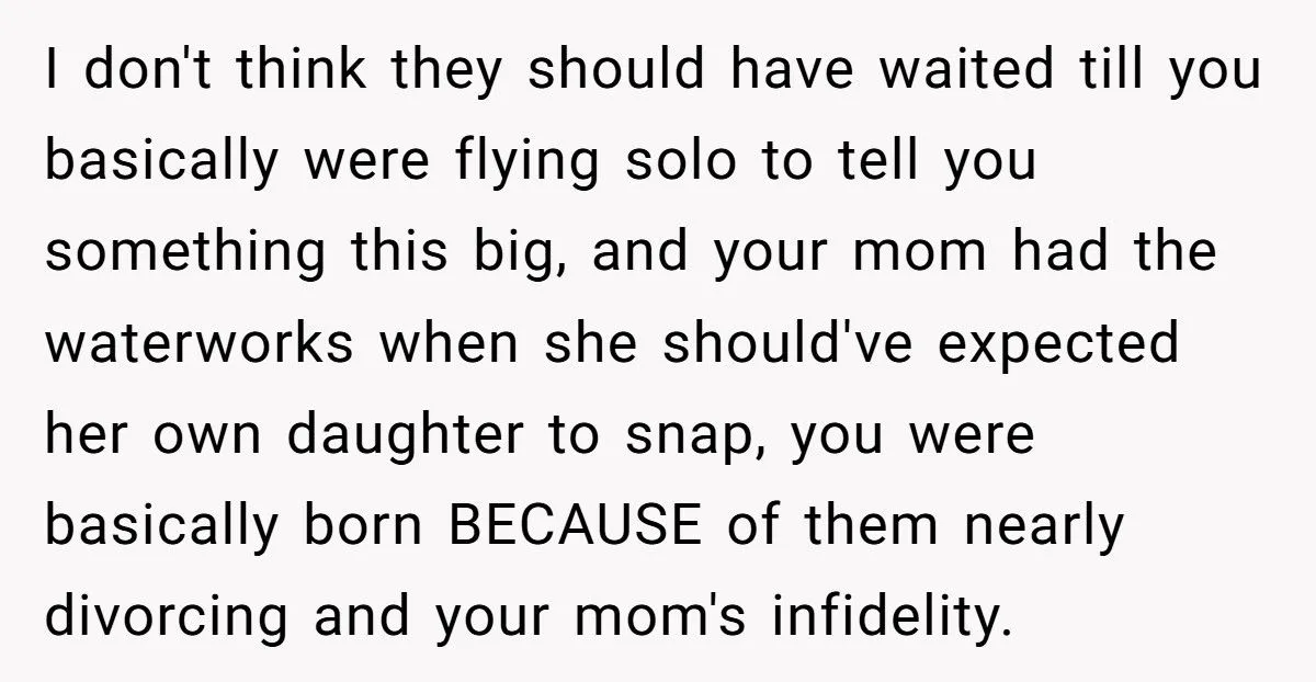 Daughter’s Outburst After Parents’ Affair Confession Sparks Family Rift