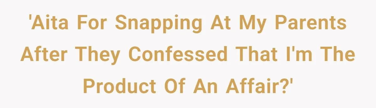 Daughter’s Outburst After Parents’ Affair Confession Sparks Family Rift