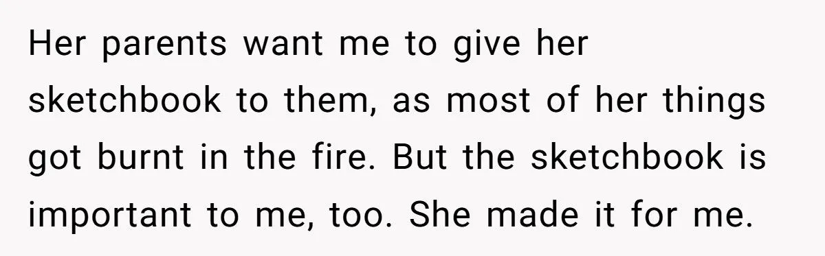 Woman’s Battle Over A Precious Sketchbook Gift After Her Friend’s Tragic Death