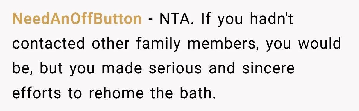 Family Outrage Erupts After Woman Sells Unwanted Heirloom Birdbath