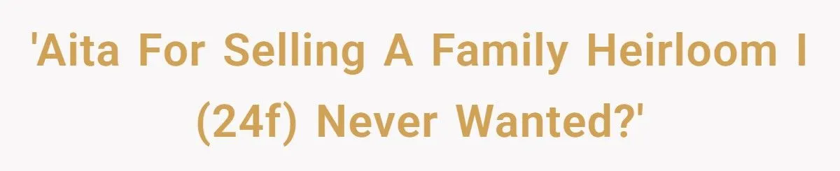 Family Outrage Erupts After Woman Sells Unwanted Heirloom Birdbath