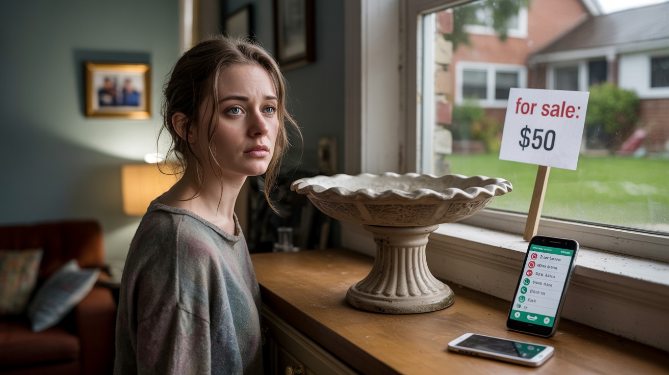 Family Outrage Erupts After Woman Sells Unwanted Heirloom Birdbath