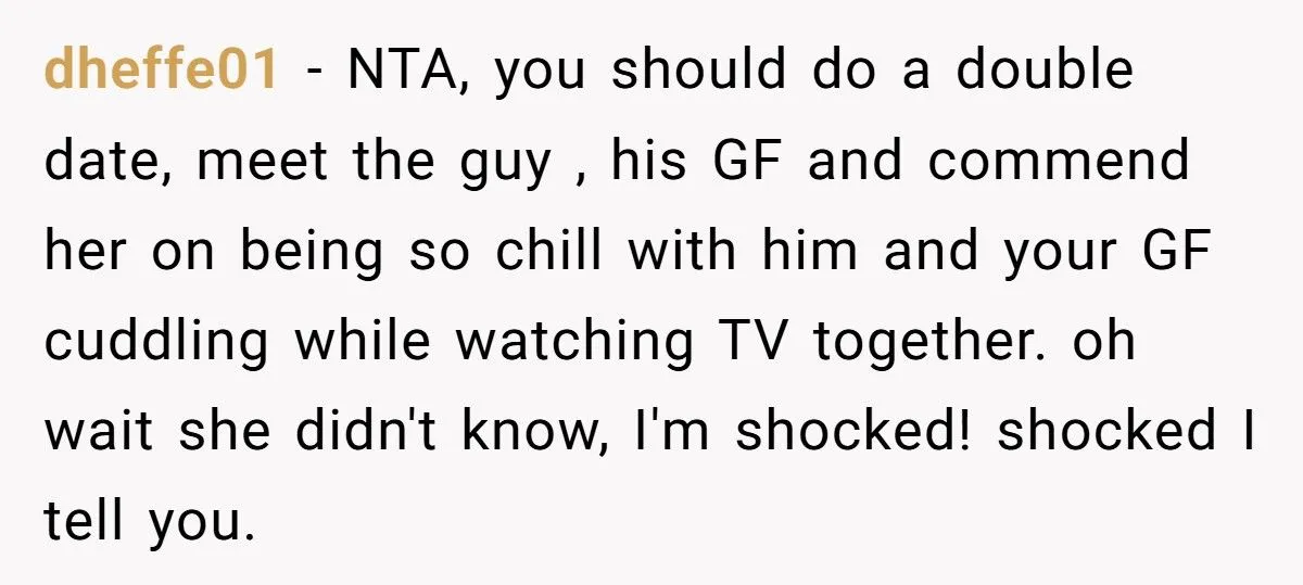 He Told His Girlfriend He Finds It Weird That Her Best Friend Cuddles With Her When He’s Not Around