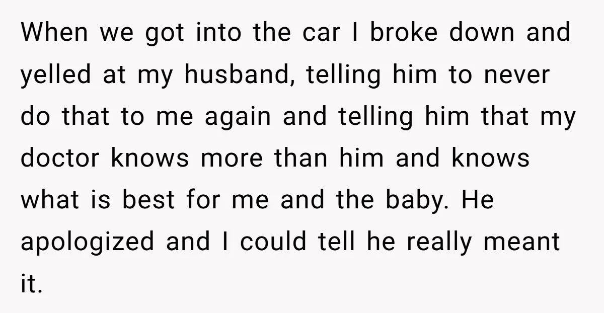 She Refused to Forgive Her Husband After He Ignored Her Doctor’s Advice During Pregnancy