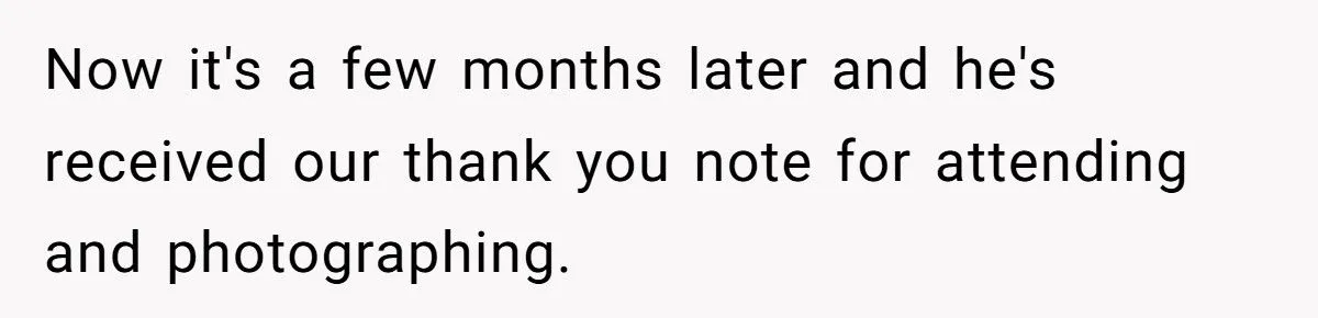 Their Cousin’s “Gift” of Wedding Photography Turned into a Shocking $3,000 Invoice