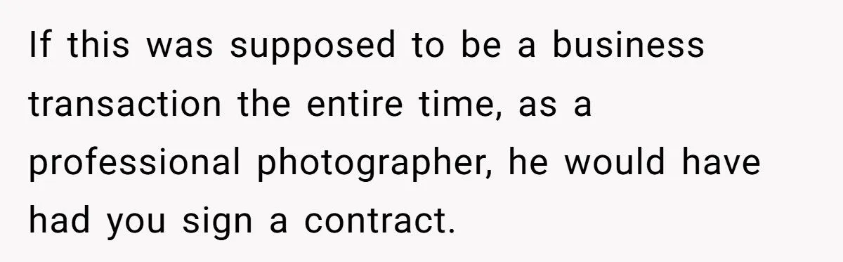 Their Cousin’s “Gift” of Wedding Photography Turned into a Shocking $3,000 Invoice