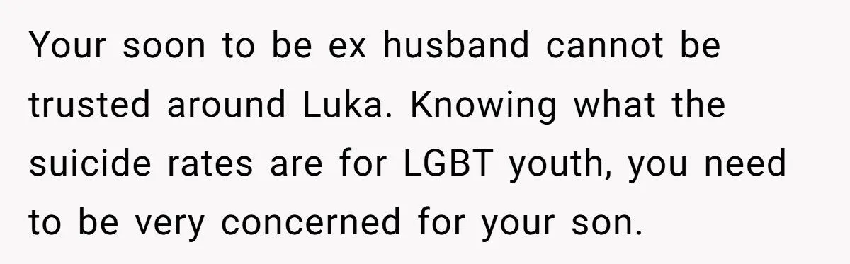 Mom Considers Divorcing Husband of 17 Years After He Slaps Her Gay Son - Is She Overreacting?