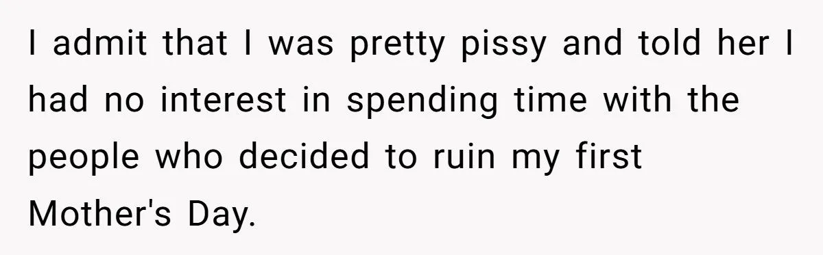 Did A New Mom Go Too Far By Skipping Father’s Day After Her Husband’s Mother’s Day Flop?