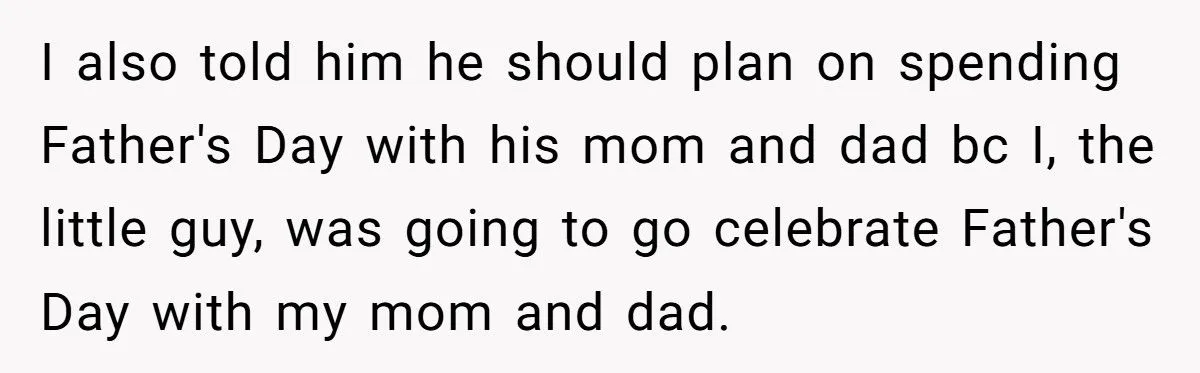 Did A New Mom Go Too Far By Skipping Father’s Day After Her Husband’s Mother’s Day Flop?