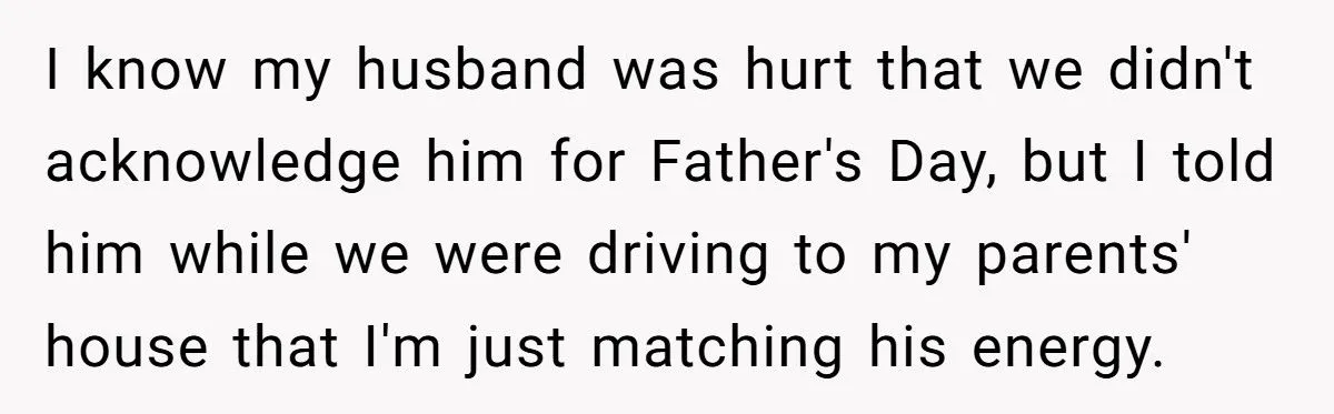 Did A New Mom Go Too Far By Skipping Father’s Day After Her Husband’s Mother’s Day Flop?