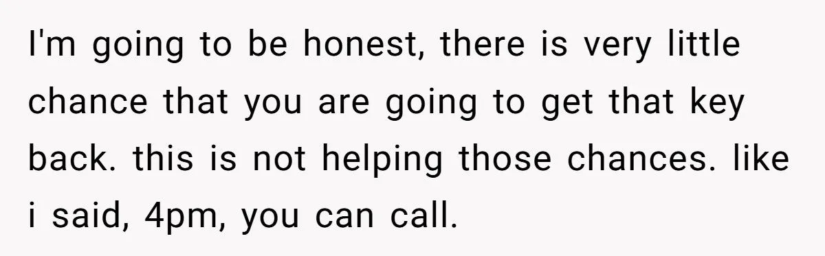She Took Her Dad’s Girlfriend’s House Key Away After Being Told to “Go to Bed” at 21