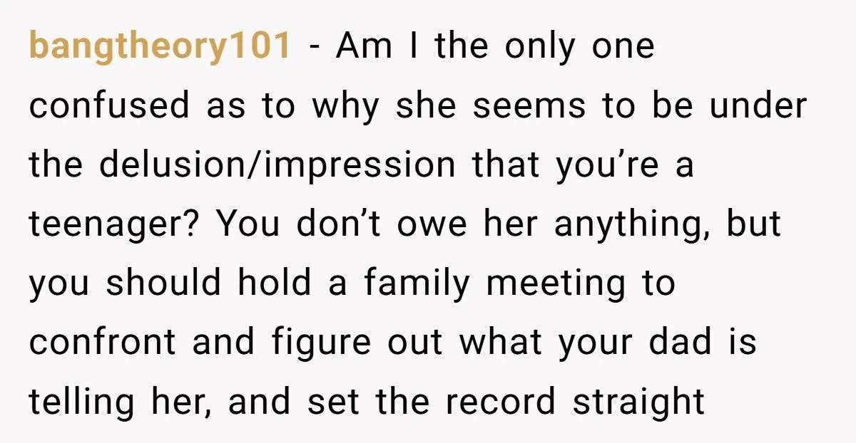 She Took Her Dad’s Girlfriend’s House Key Away After Being Told to “Go to Bed” at 21