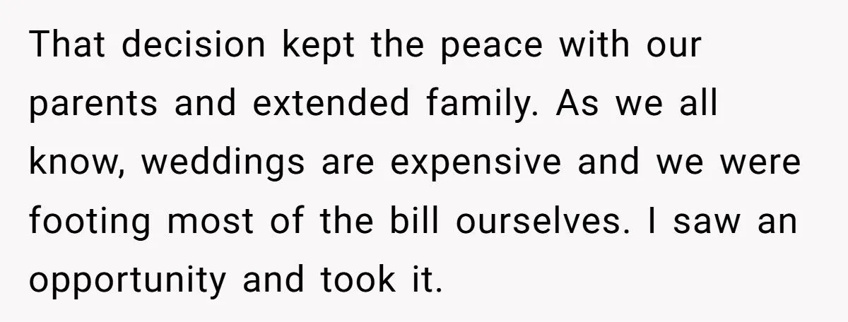 Bride Secretly Sells Alcohol At Dry Wedding To Offset Costs