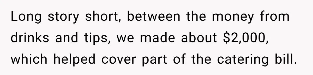 Bride Secretly Sells Alcohol At Dry Wedding To Offset Costs
