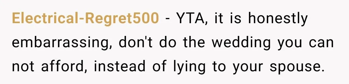 Bride Secretly Sells Alcohol At Dry Wedding To Offset Costs