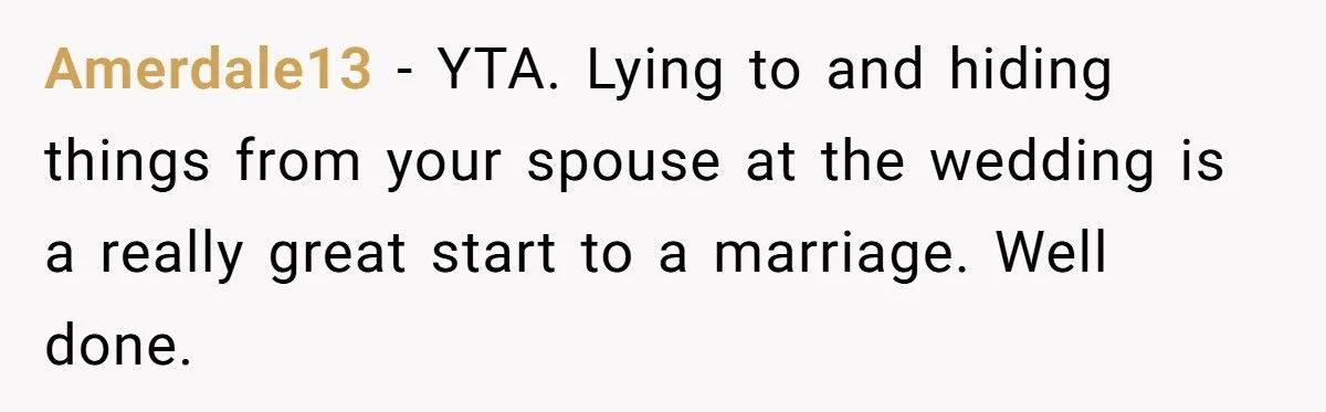 Bride Secretly Sells Alcohol At Dry Wedding To Offset Costs