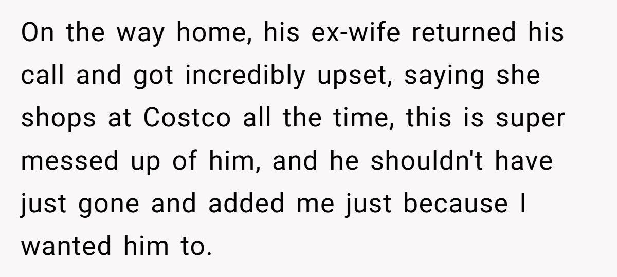Woman Adds Herself To Husband’s Costco Account, Removes Ex-Wife