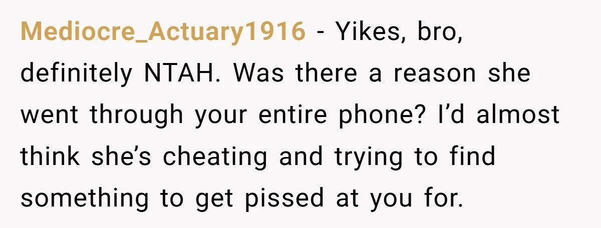 Man’s Phone Fiasco: Innocent Scroll Or Trust-Busting Blunder?