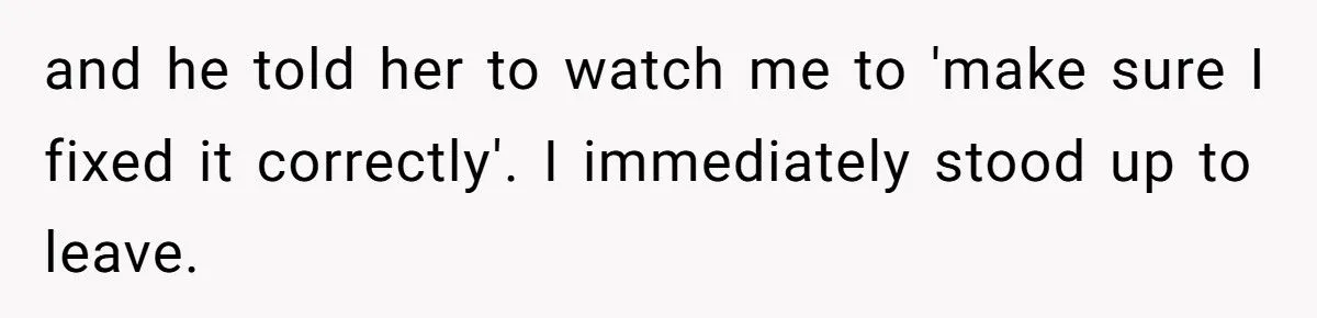An Electrician Felt Insulted on the Job, So He Stopped Doing Extra Work