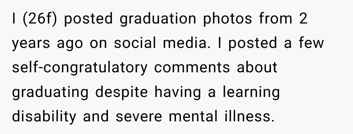 Woman Claps Back At Friend’s Jealous Jab Over Graduation Celebration