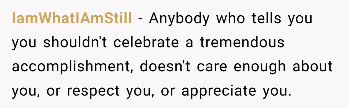 Woman Claps Back At Friend’s Jealous Jab Over Graduation Celebration