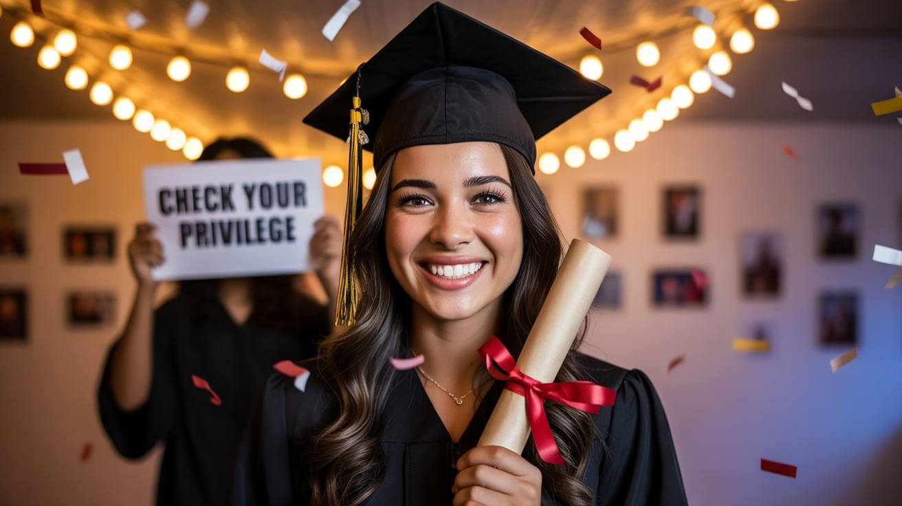 Woman Claps Back At Friend’s Jealous Jab Over Graduation Celebration Woman Claps Back At Friend’s Jealous Jab Over Graduation Celebration